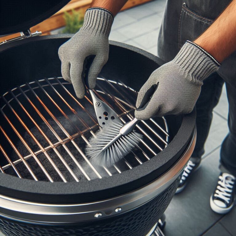 Wie man einen Kamado-Grill reinigt und pflegt